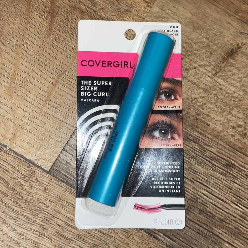 NWT COVERGIRL The Super Sizer Big Curl Black Mascara